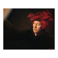 Man In A Turban - Jan Van Eyck - Selfie (Print Only)