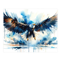 Soaring Spirit Of Freedom Eagle In Flight (Print Only)