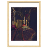 Dark Baroque Table still life moody still life oils thumbnail