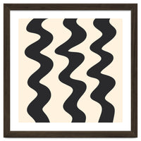 Squiggly Lines - monochrome