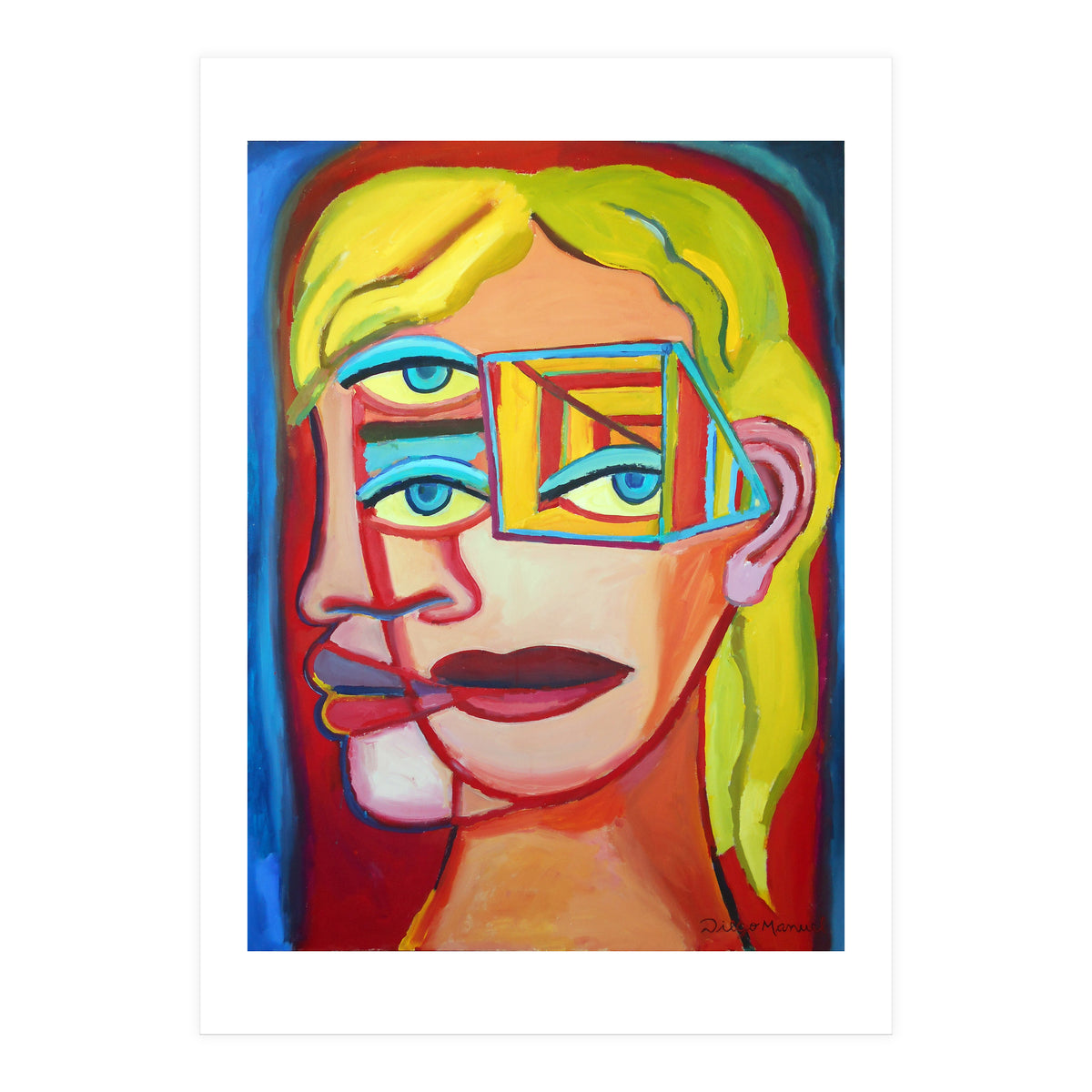 Cabeza De Mujer 23 Grande (Print Only)