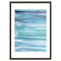 Gradient Watercolor Sea Blue