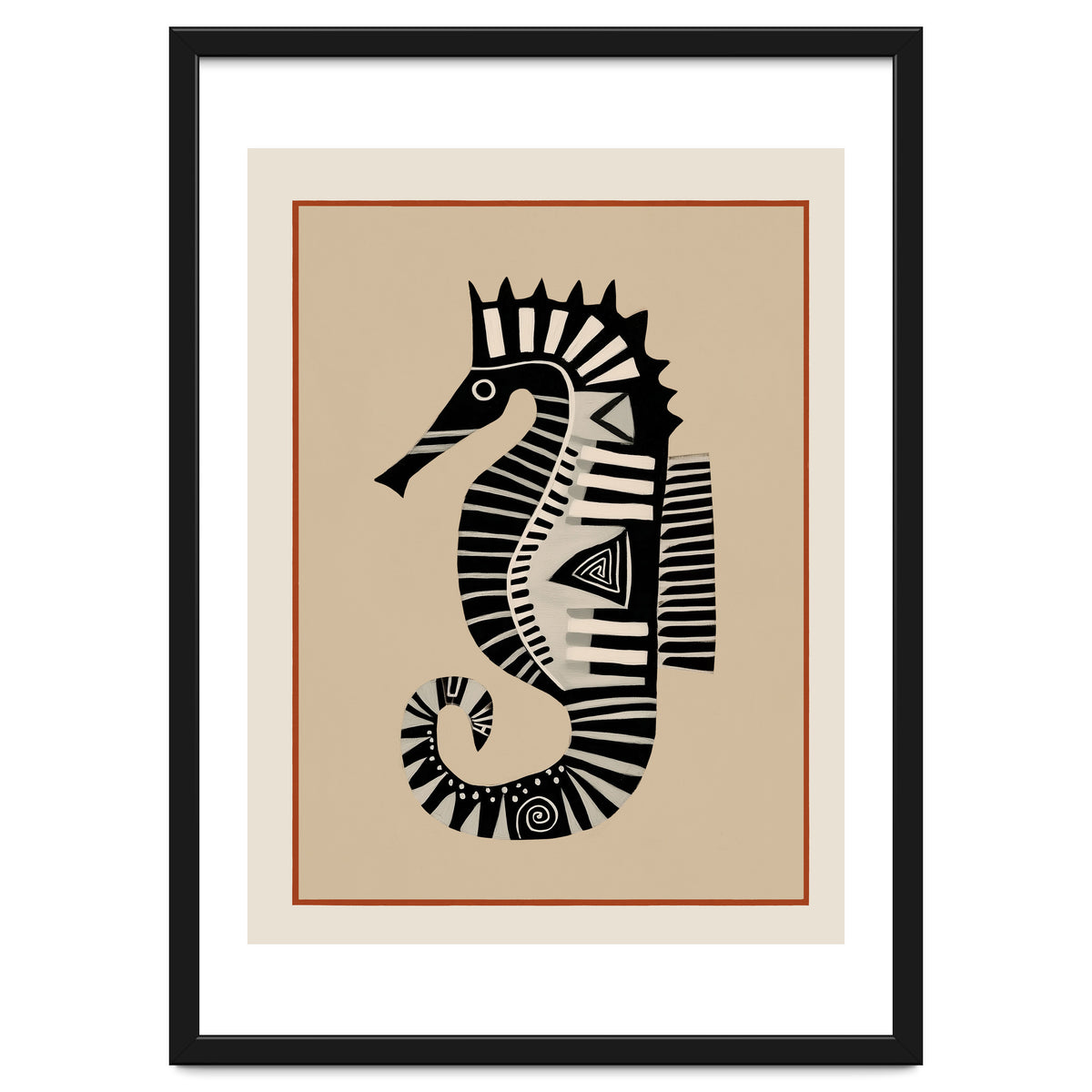 Striped Seahorse II