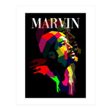 Marvin Gaye RNB Singer Pop Art WPAP (Print Only) thumbnail
