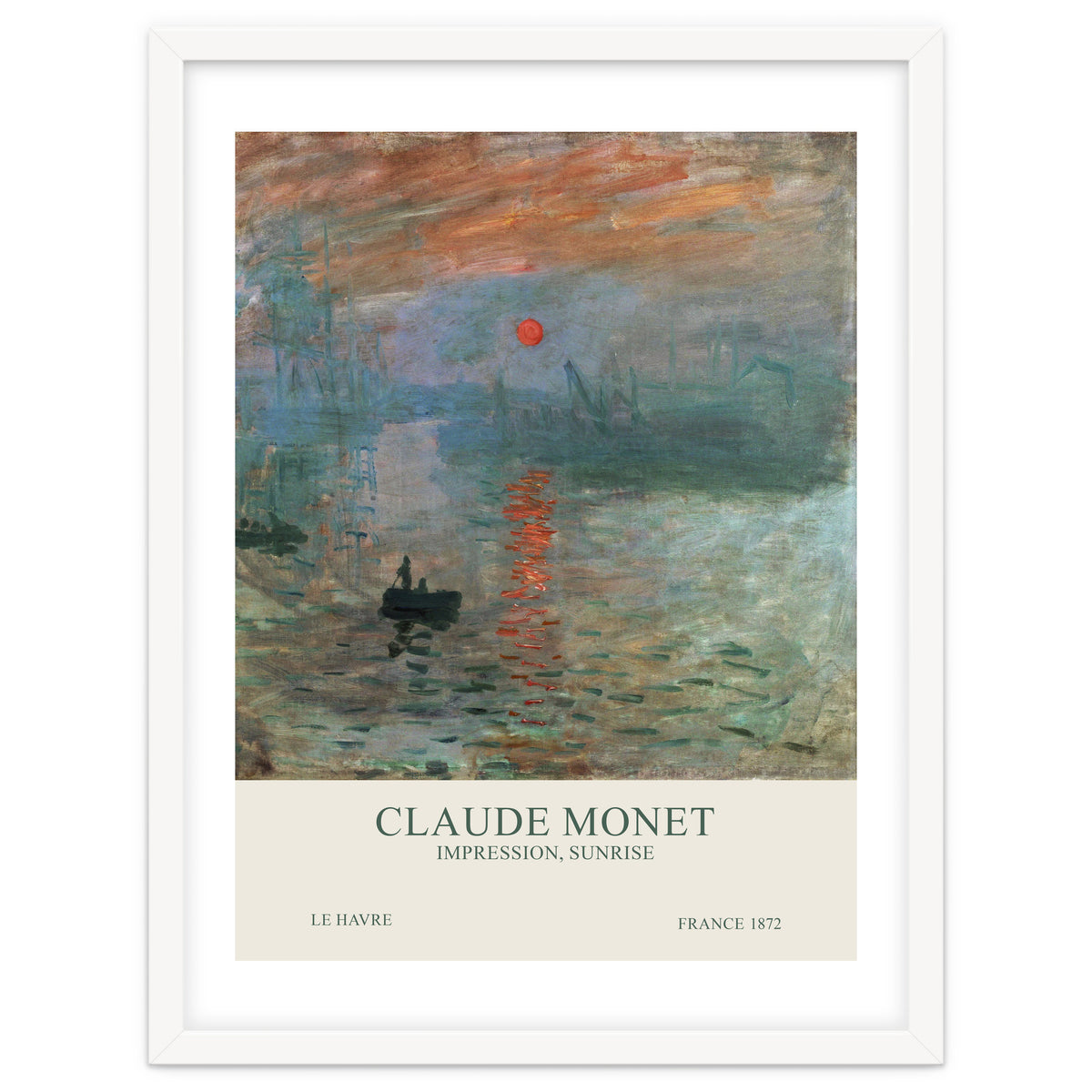 Claude Monet - Impression, Sunrise