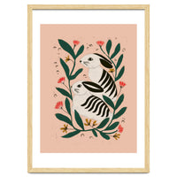 Hares Among Flowers