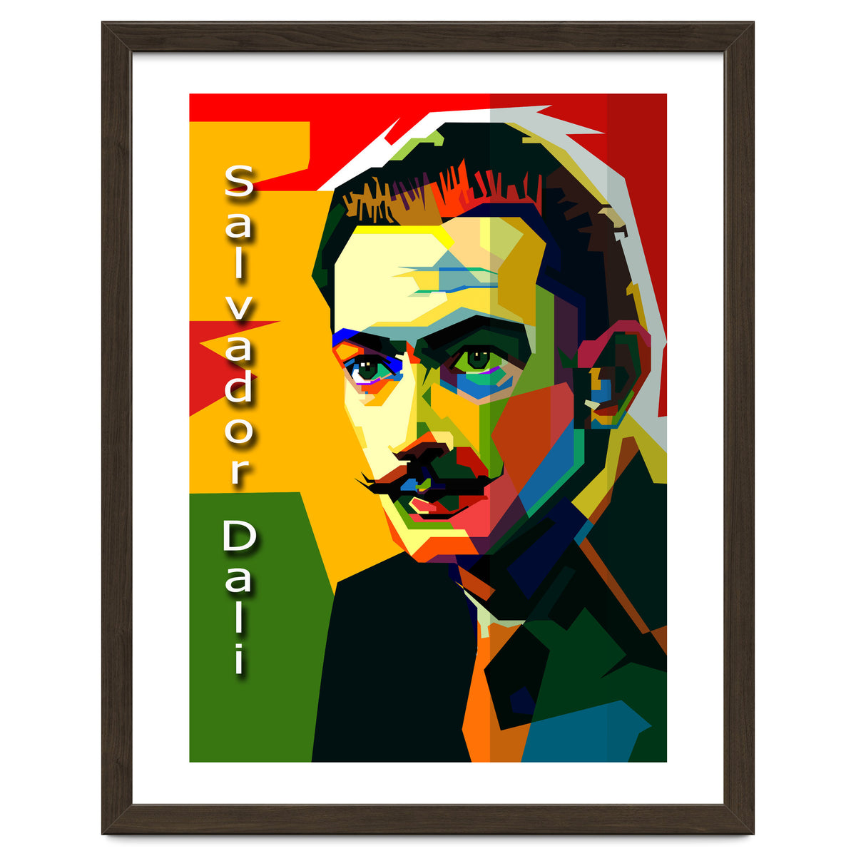Salvador Dali Maestro Painting In Pop Art WPAP
