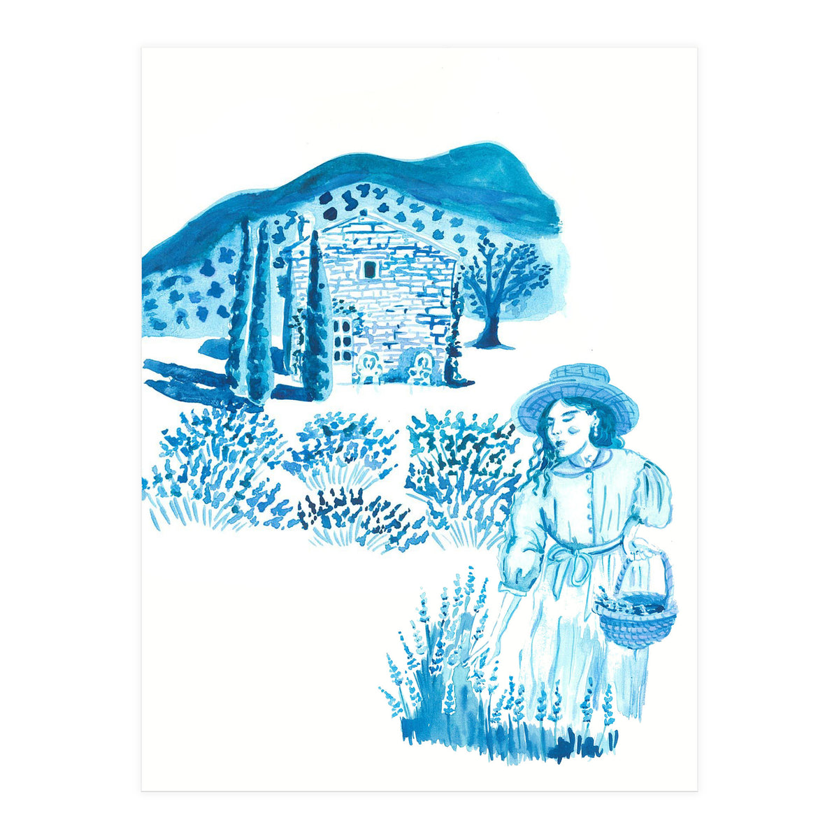 Porteuse Lavande (Print Only)