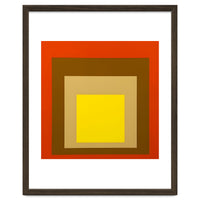 Josef Albers - Red, Brown, Golden