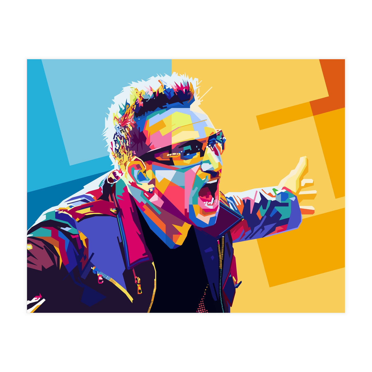 Bono Style WPAP (Print Only)