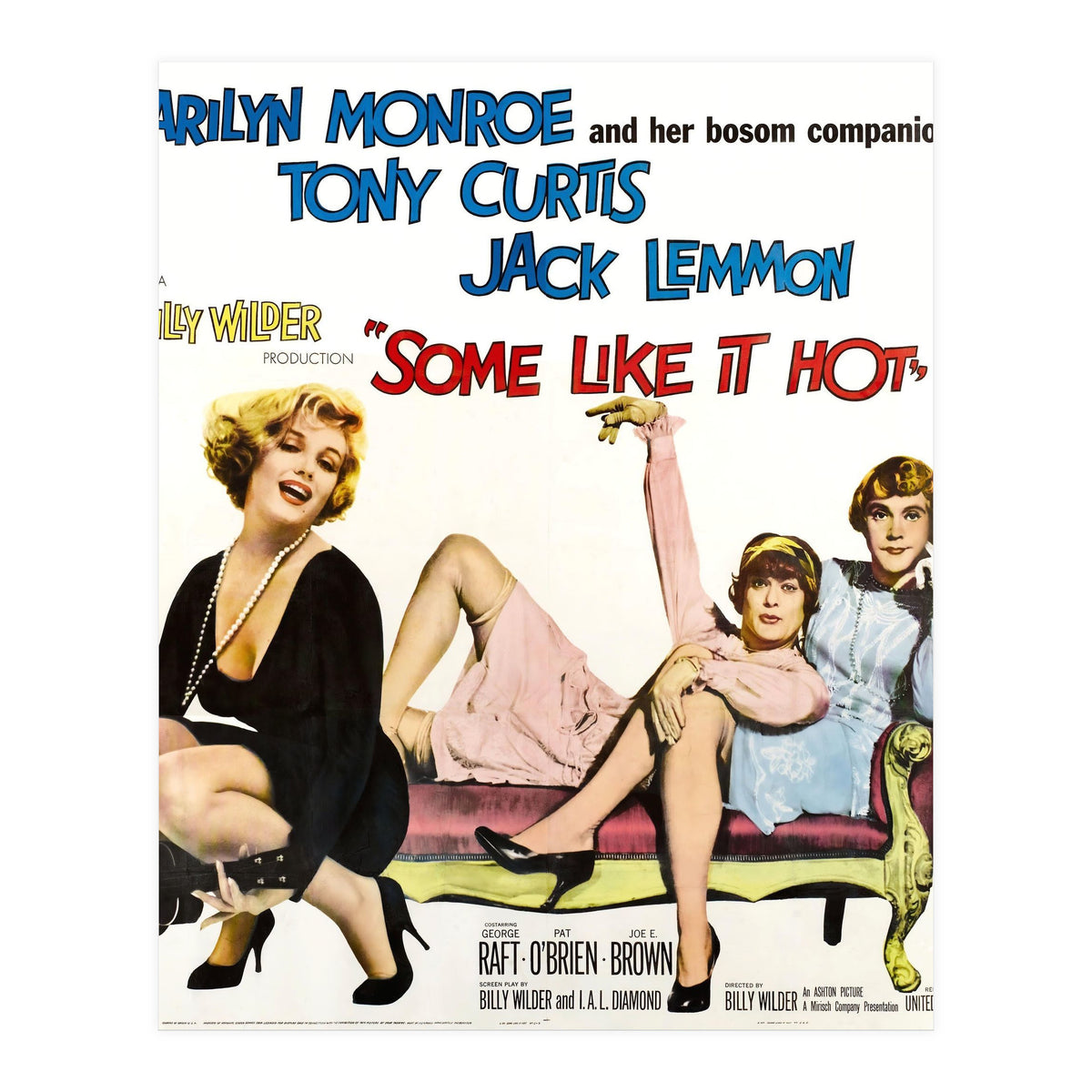 SOME LIKE IT HOT (1959), directed by BILLY WILDER. (Print Only)