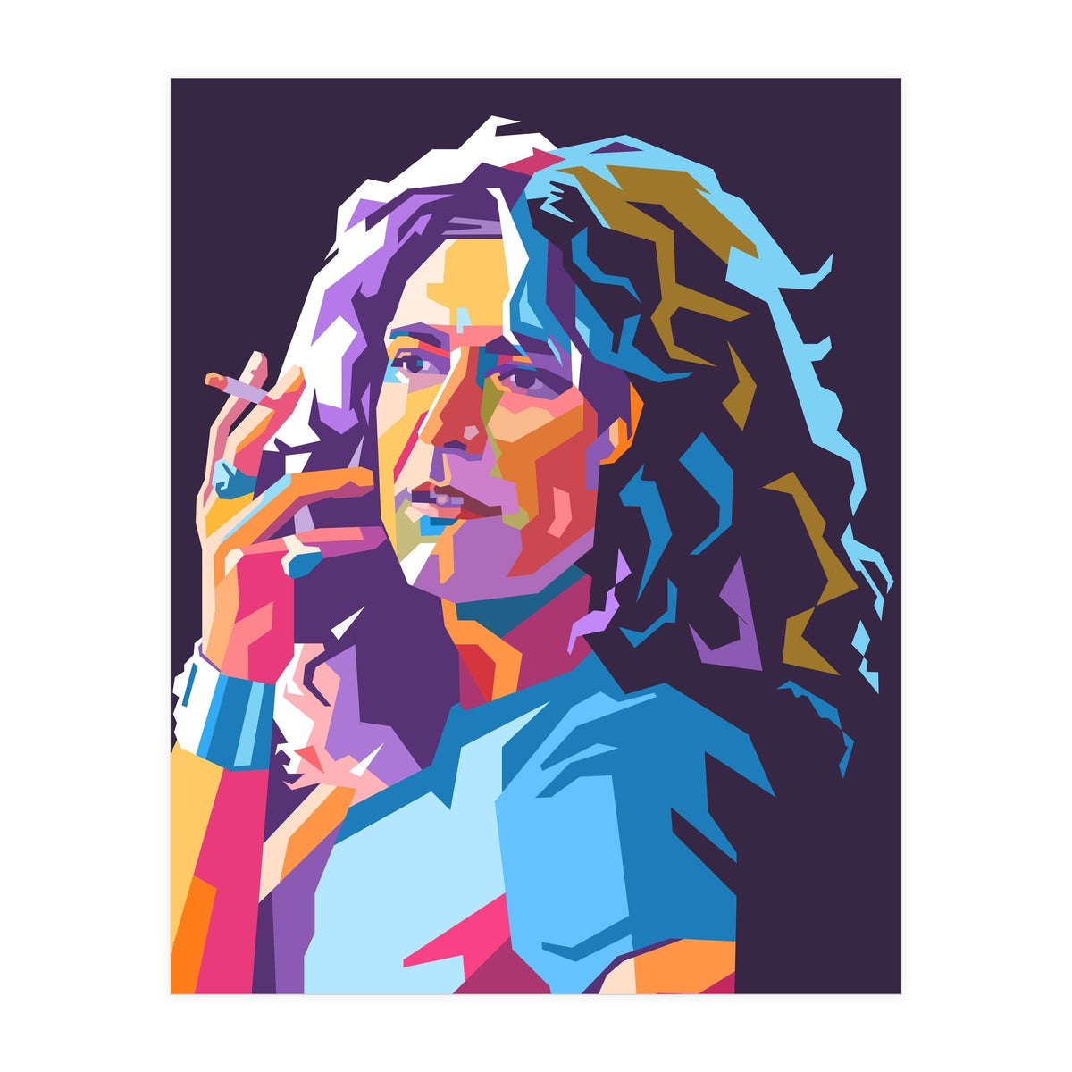 Robert Plant wpap art (Print Only)