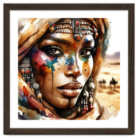 Desert Jewels Tuareg Woman Portrait