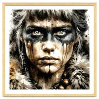 Fur Collar Warrior Portrait
