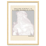 Idealised Portrait of a Young Woman as Flora – Bartolomeo Veneto (ascii art) thumbnail