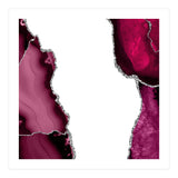 Burgundy & Silver Agate Texture 07  (Print Only) thumbnail