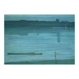 Nocturne, Blue and Silver: Chelsea, 1871 Canvas, 50,2 x 60,8 cm. (Print Only) thumbnail