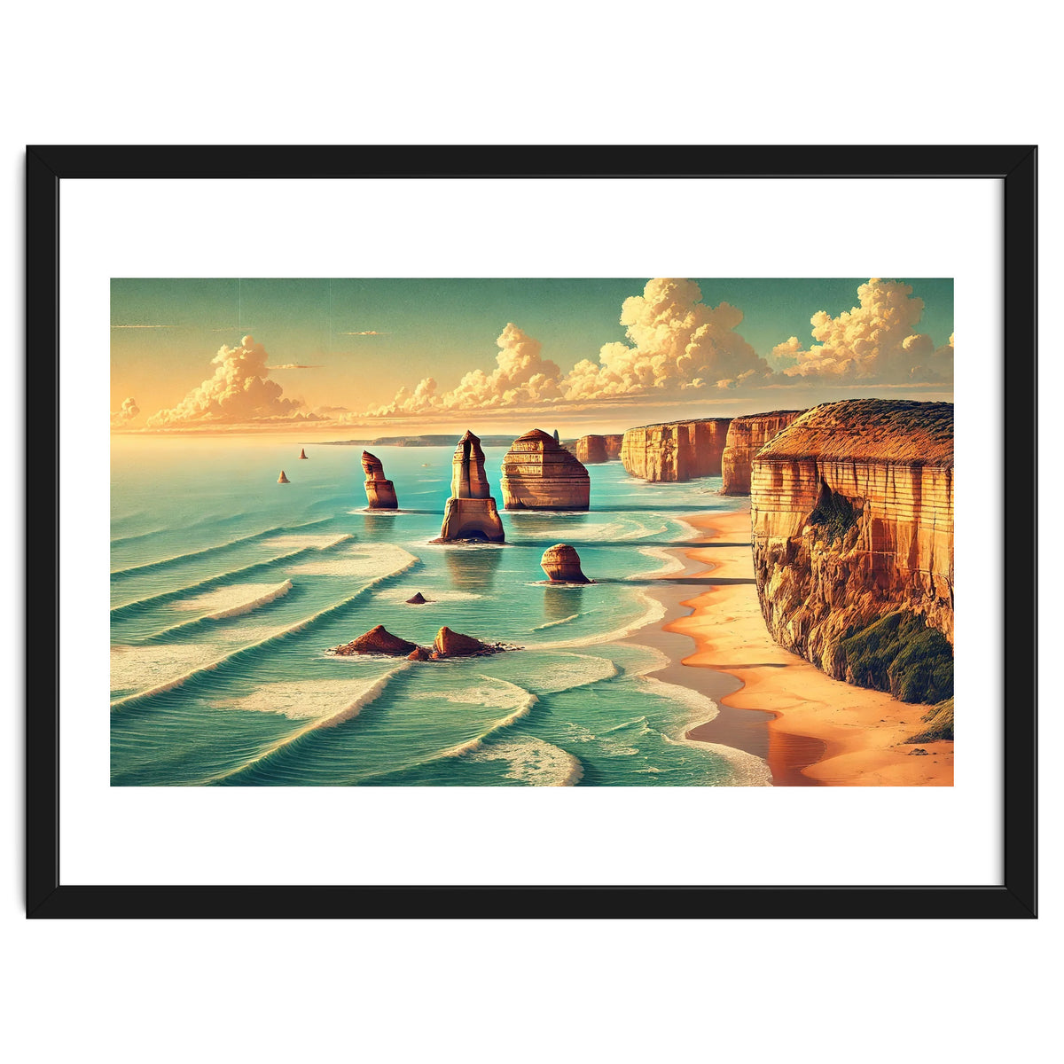 Vintage Australia, Great Ocean Road Poster