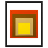 Josef Albers - Red, Brown, Golden thumbnail