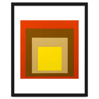 Josef Albers - Red, Brown, Golden