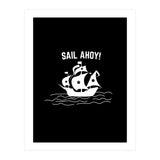 Sail Ahoy  sailing ship  (Print Only) thumbnail
