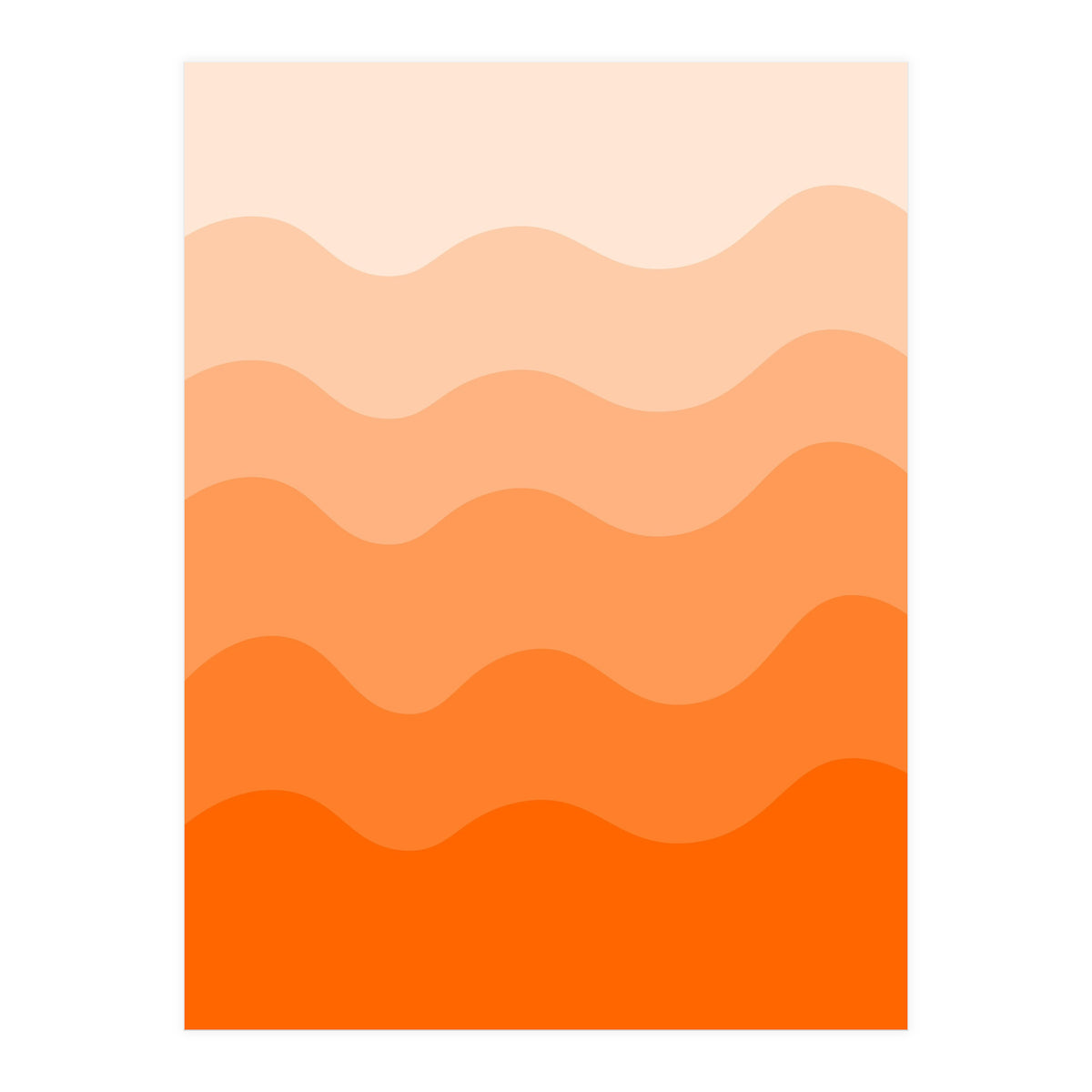 Orange gradient design (Print Only)