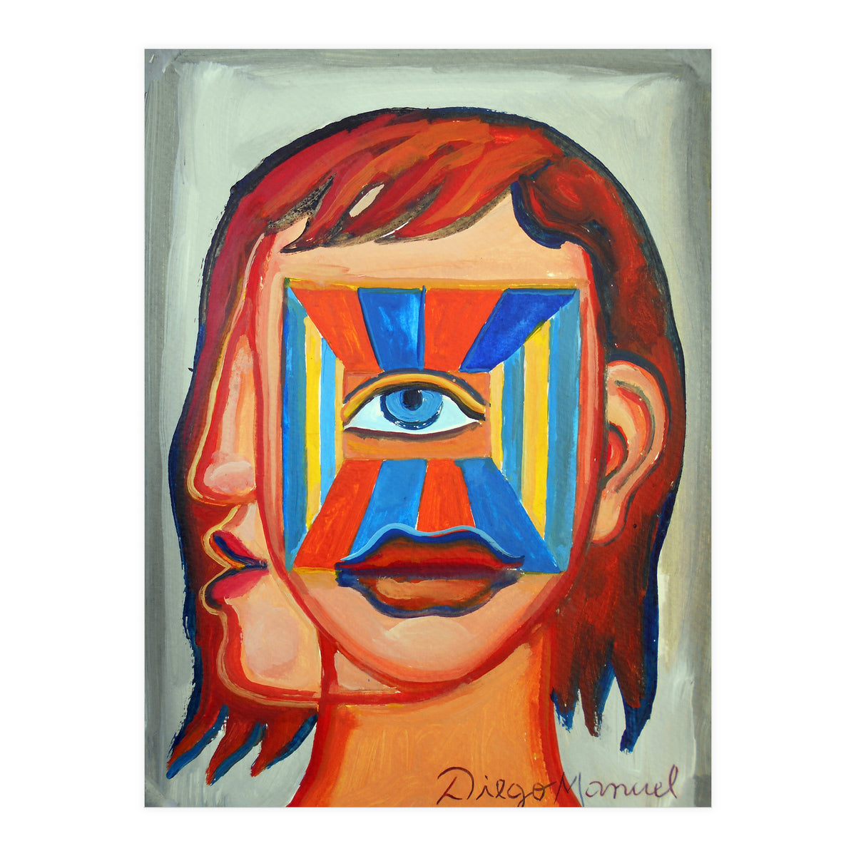 Cabeza De Mujer 9 (Print Only)