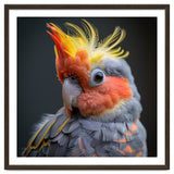 Cute Cockatoo Bird Portrait Colorful Crest thumbnail