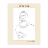 Mona Lisa – Leonardo Da Vinci Ascii Art (Print Only) thumbnail