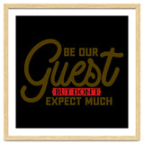 Be Our Guest But Don't Expect Much thumbnail