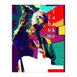 Thom Yorke Singer Musician Pop Art WPAP (Print Only) thumbnail