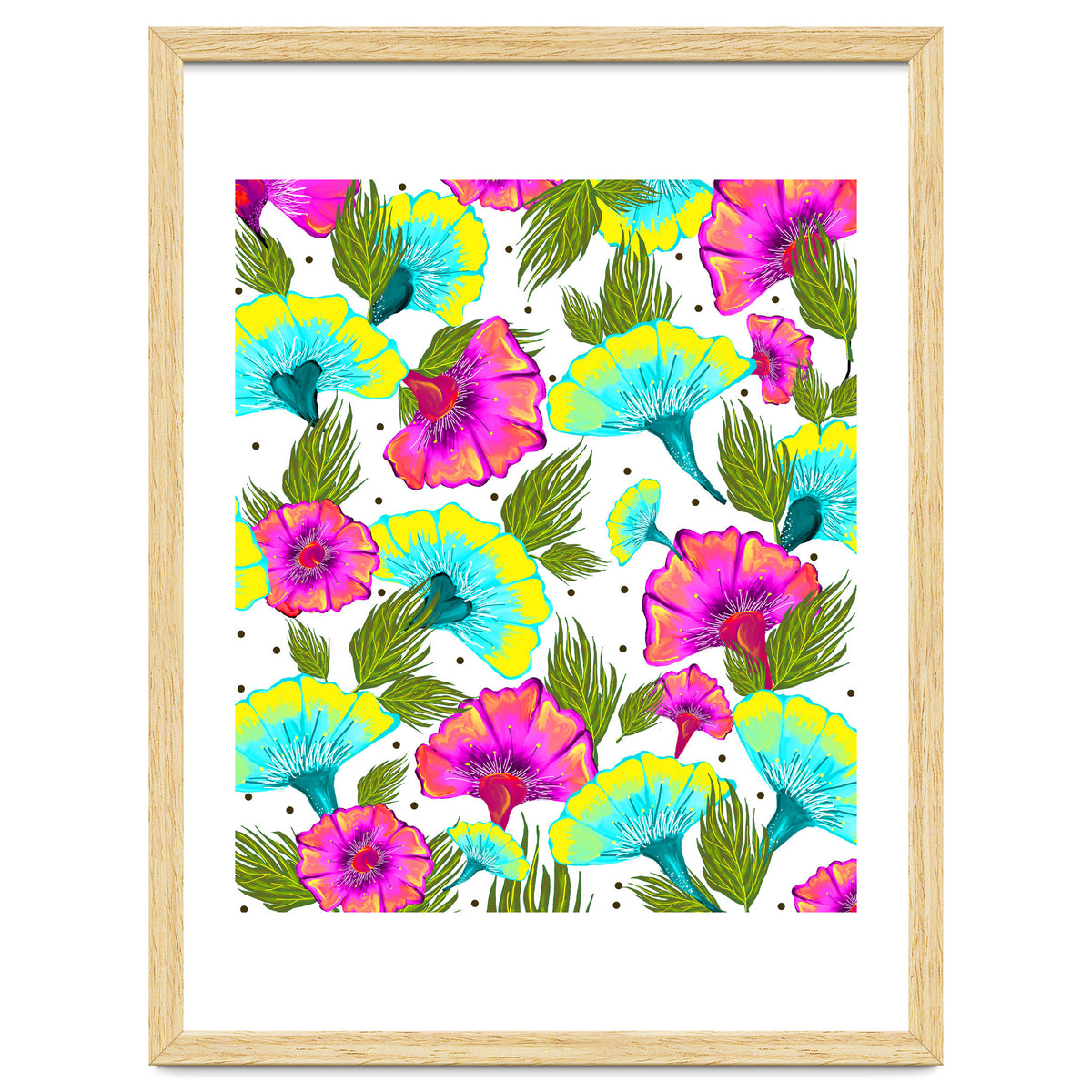 Ecstatic Floral #society6 #decor #buyart