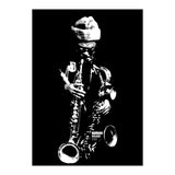 Rahsaan Roland Kirk Jazz Music Legend in Grayscale (Print Only) thumbnail