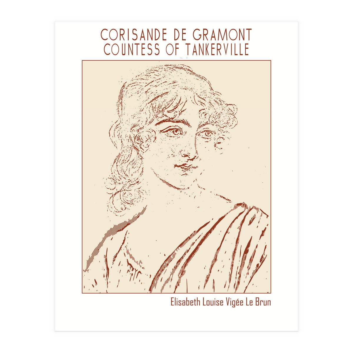 Corisande De Gramont, Countess Of Tankerville  (Print Only)