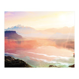 Sunrise Grandeur, Scenic Nature Landscape, Ocean Beach Travel Photography, Sea Waves Mindfulness (Print Only) thumbnail