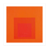 JOSEF ALBERS - HOMAGE TO THE SQUARE RED  (Print Only)