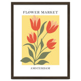 Amsterdam Flower Market - Modern Colorful Botanical Print thumbnail