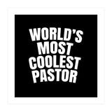 World's most coolest pastor (Print Only) thumbnail