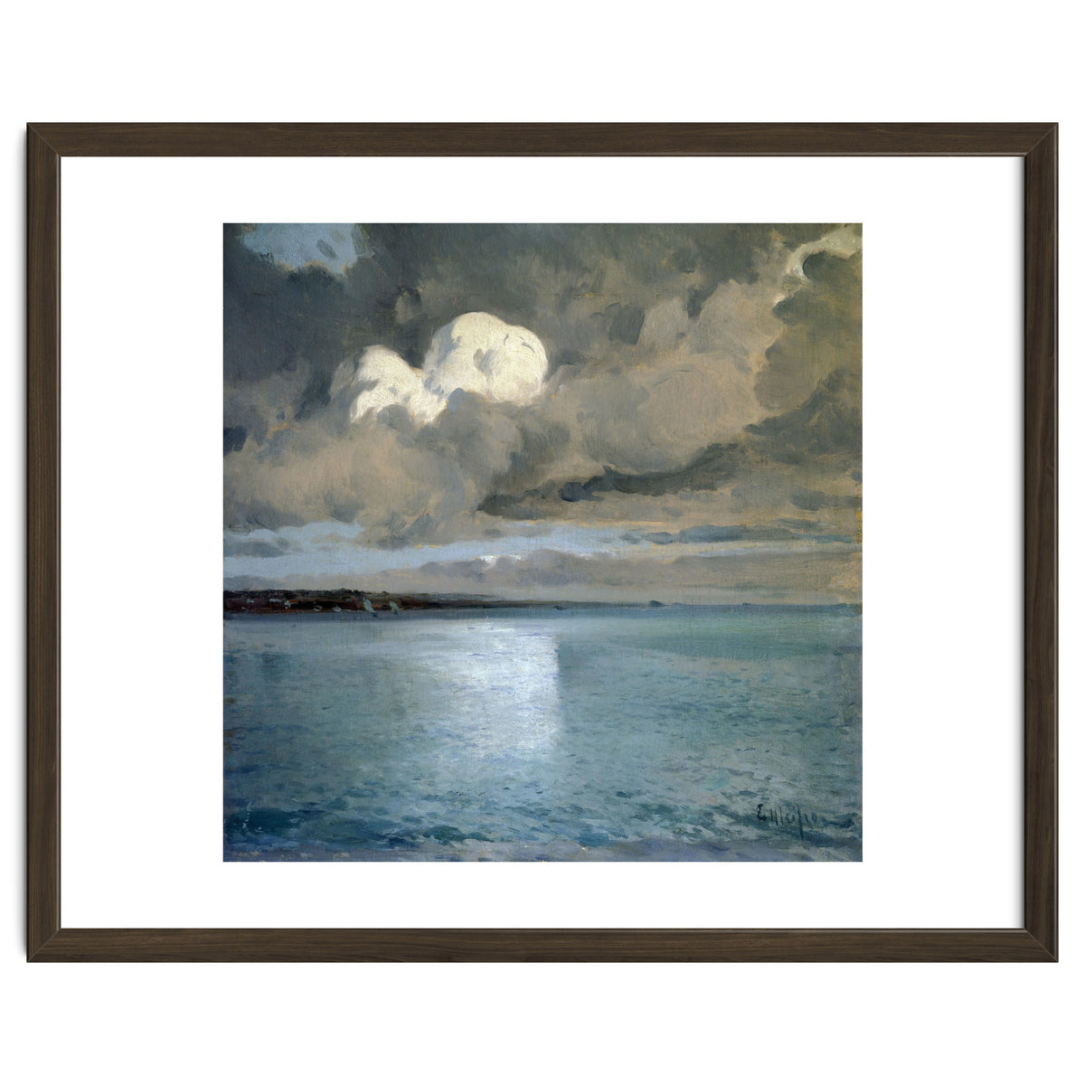 SEA LANDSCAPE OF CADAQUES ("MARINA DE CADAQUES") - OIL ON TABLE - 70X71 CM.