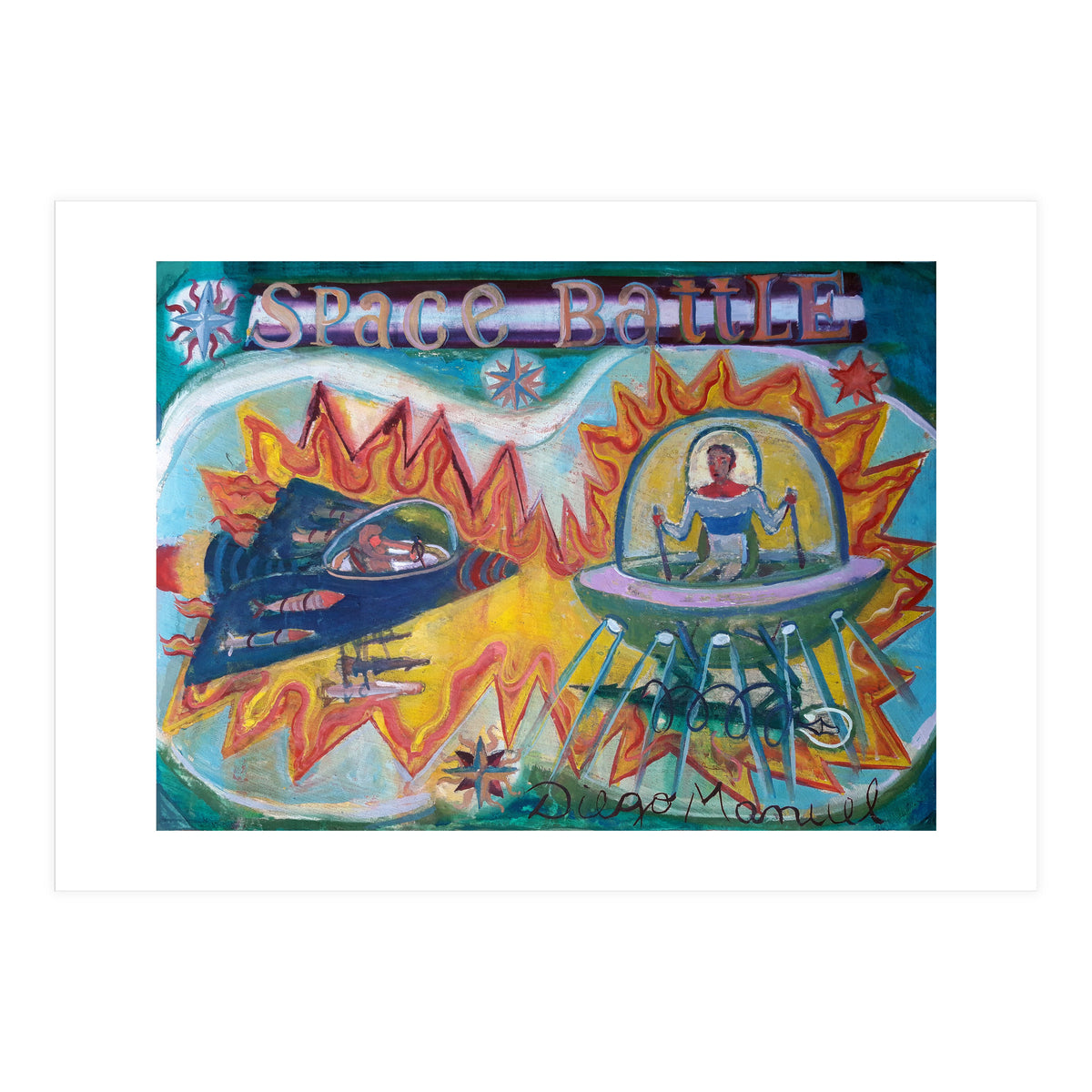 Space Battle 3 (Print Only)