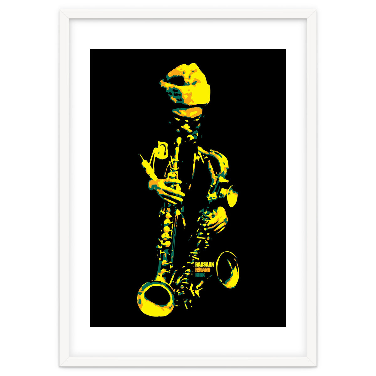 Rahsaan Roland Kirk in Pop Art