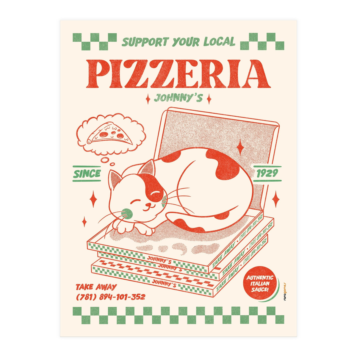 Support Your Local Pizzeria (Print Only)