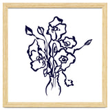 flowers line art thumbnail
