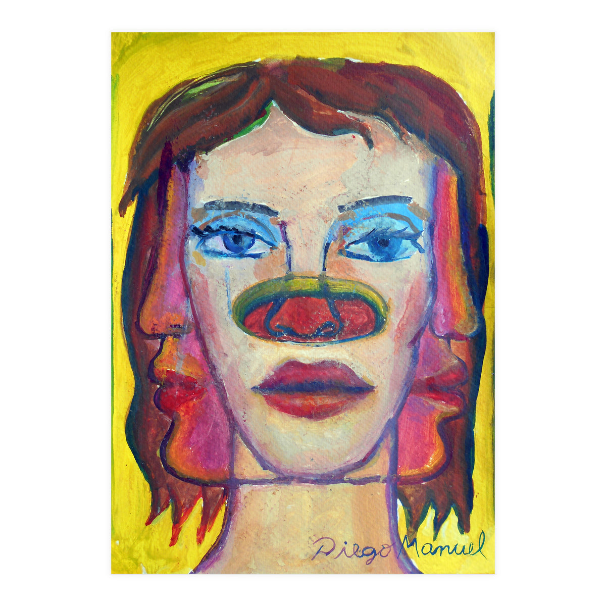 Cabeza De Mujer 16 (Print Only)