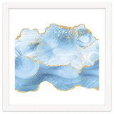 Blue & Gold Glitter Agate Texture 05 thumbnail