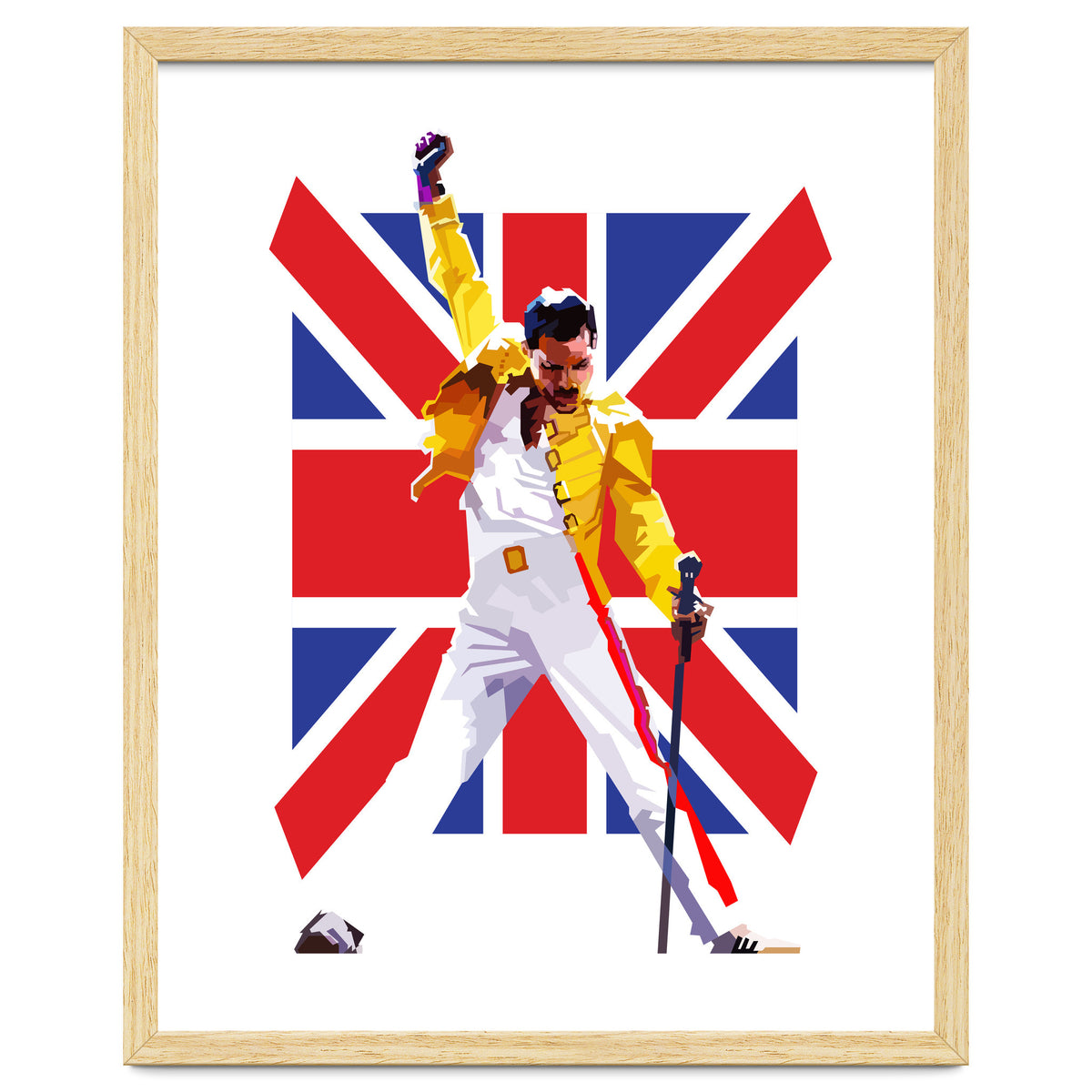Pop Art Freddie Mercury Icon Rock Music
