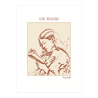 Girl Reading – Franz Eybl (Print Only)