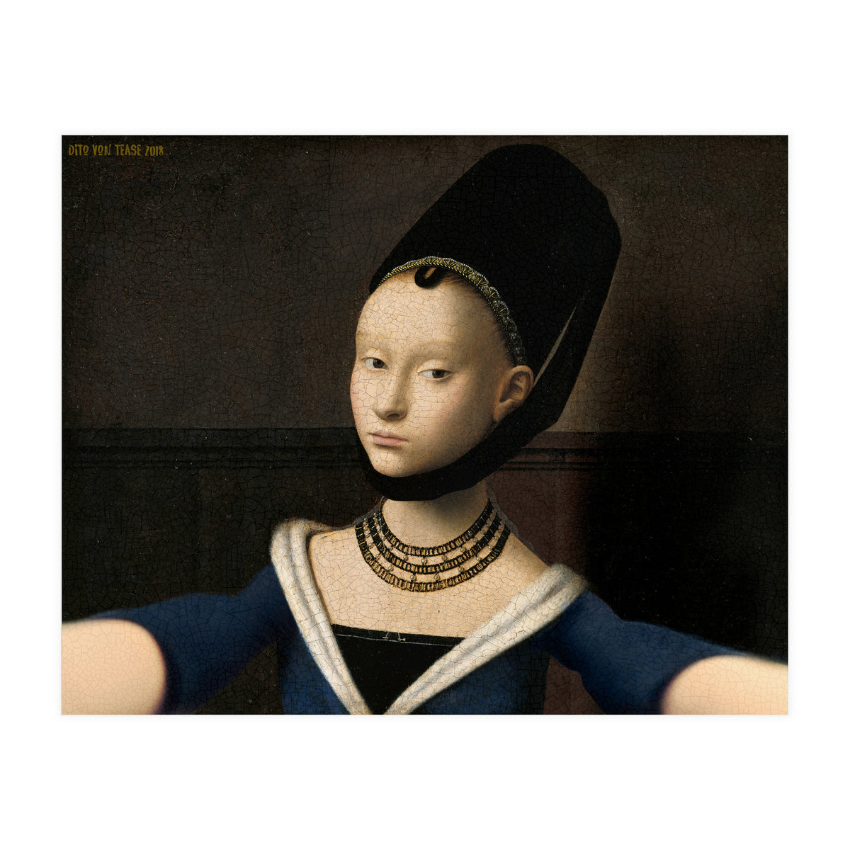 Petrus Christus  - Young Woman - Selfie (Print Only)