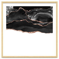 Black & Rose Gold Agate Texture 05