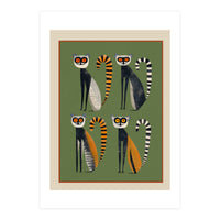 Striped Lemurs (Print Only)